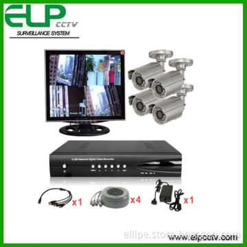 4CH CCTV Kit with LCD Monitor (ELP-DVR1804T51P-6037)